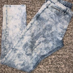 Acid Wash Calvin Klein Slim Jeans (Exclusive)